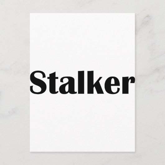 Carte Postale Stalker (Devant)