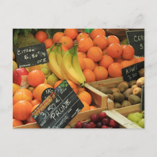 Carte Postale Stall de fruits au marché de la provence