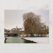 Carte Postale Stamford en hiver (Devant)