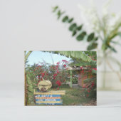 Carte Postale Stand de poulet Jerk à Negril, Jamaïque 2011 (Debout devant)