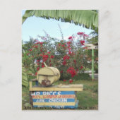 Carte Postale Stand de poulet Jerk à Negril, Jamaïque 2011 (Devant)