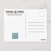 Carte Postale Stand For Trees (Dos)