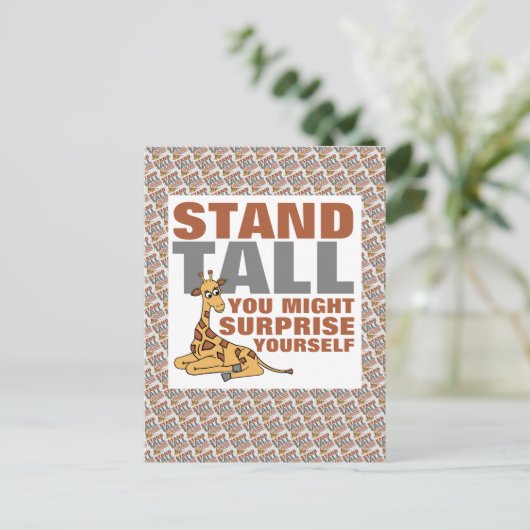 Carte Postale Stand Tall, Giraffe (Debout devant)