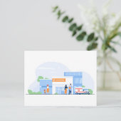 Carte postale standard (Debout devant)