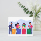 Carte postale standard (Debout devant)