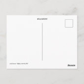 Carte postale standard (Dos)