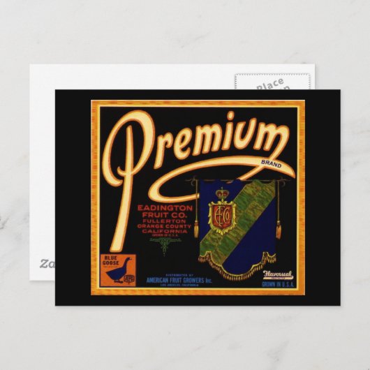 Carte Postale Standard - Avec suivi (Devant / Derrière)