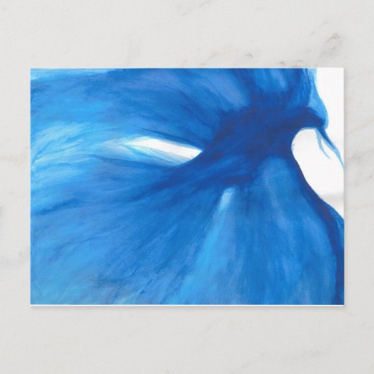 Carte postale standard Phoenix Peint Bleu (Devant)