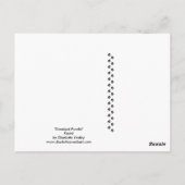 Carte postale Standard Poodle Original Chien Art (Dos)