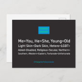 Carte postale standard USPS (Devant / Derrière)