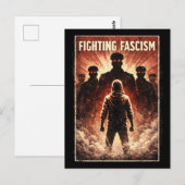 Carte Postale Standing Against the Dark (Devant / Derrière)