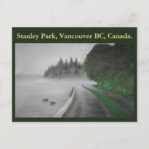 Carte Postale Stanley Park, Vancouver (Colombie-Britannique).