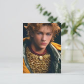 Carte Postale Star de cinéma masculine rétro (Debout devant)