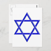 CARTE POSTALE STAR DE DAVID (Devant / Derrière)