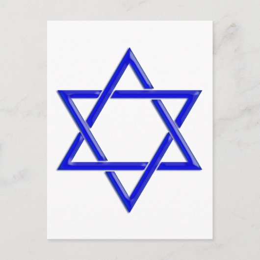 CARTE POSTALE STAR DE DAVID (Devant)