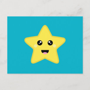 Carte Postale Star de Kawaii