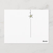 Carte Postale Star Doodles, Merci (Dos)
