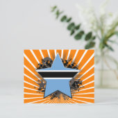 Carte Postale Star du Botswana (Debout devant)