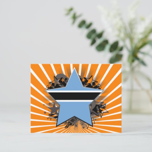 Carte Postale Star du Botswana (Debout devant)