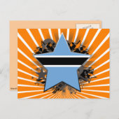 Carte Postale Star du Botswana (Devant / Derrière)