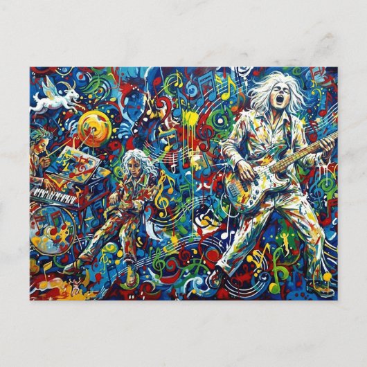 Carte Postale Star du Rock (Devant)