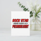 Carte Postale Star du Rock .. Pneumologue (Debout devant)
