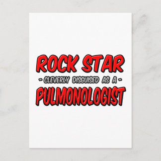 Carte Postale Star du Rock .. Pneumologue