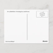 Carte postale Star of Bethlehem (Dos)