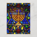 CARTE POSTALE STAR OF DAVID AND MENORAH<br><div class="desc">PHOTO</div>