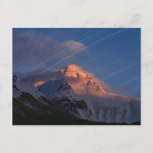 Carte Postale Star Trail Mt Everest Tibet, Chine
