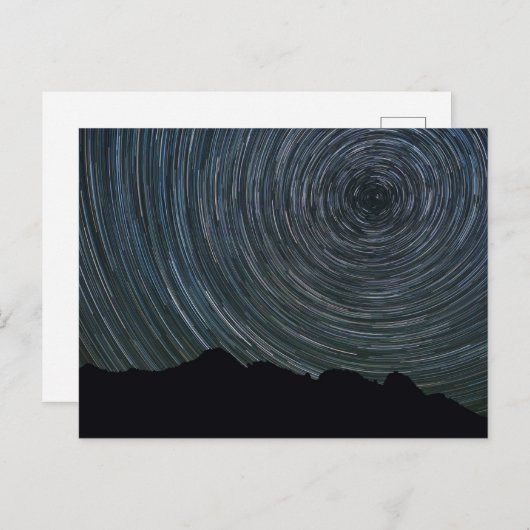 Carte Postale Star Trails Around Polaris | Ingalls Pass (Devant / Derrière)