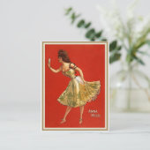 Carte Postale star victorienne Vaudeville Anna Held (1899) (Debout devant)