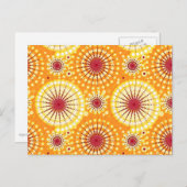 Carte Postale Starburbs et pingwheel, safran et raisin (Devant / Derrière)