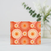 Carte Postale Starburds et pingwheel, mandarin orange (Debout devant)