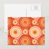 Carte Postale Starburds et pingwheel, mandarin orange (Devant / Derrière)