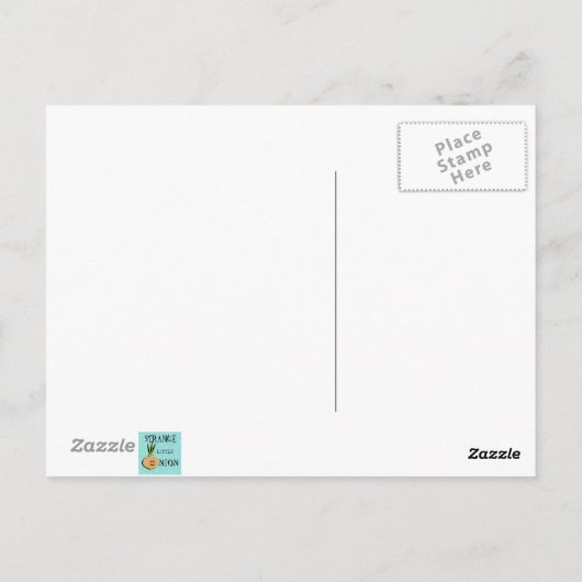 Carte postale Starburst Turquoise Space Age (Dos)