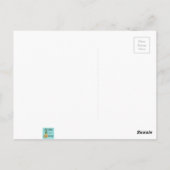 Carte postale Starburts rose rétro (Dos)