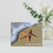 Carte Postale Starfish sur la plage (Debout devant)