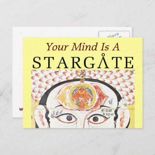 carte postale stargate mentale (Devant / Derrière)