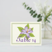 Carte Postale Stargazer lilas violet mariage (Debout devant)