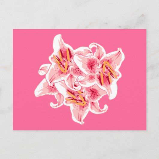 Carte Postale Stargazer Lilies (Devant)