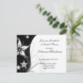 Carte Postale Stargazer Lilly et Starfish Invitation Fête des ma (Debout devant)