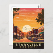 Carte Postale Starkville, Mississippi (Devant / Derrière)