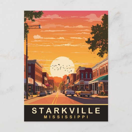 Carte Postale Starkville, Mississippi (Devant)