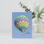 Carte postale StarLite Hot Air Balloon (Debout devant)