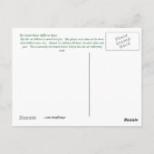 Carte postale StarLite Hot Air Balloon (Dos)