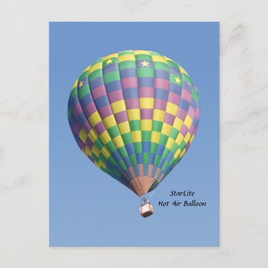 Carte postale StarLite Hot Air Balloon (Devant)
