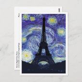 Carte Postale Starry Night (Devant / Derrière)