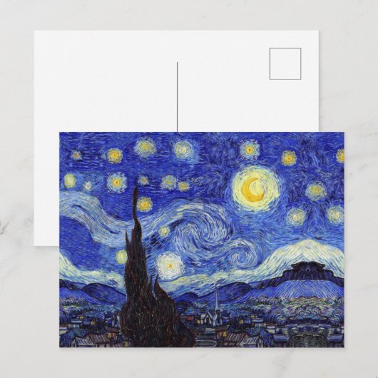 Carte postale Starry Night (Devant / Derrière)