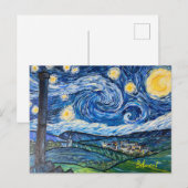 Carte Postale Starry Night Belmont Lancashire (Devant / Derrière)